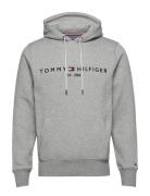 Core Tommy Logo Hoody Grey Tommy Hilfiger