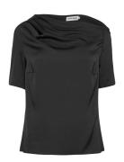 Chima Silk Blouse Black Ahlvar Gallery