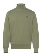 Half Zip Sweatshirt Khaki Fred Perry