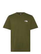 M S/S Simple Dome Tee Green The North Face