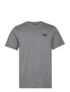 M Ss Simple Dome Tee Grey The North Face