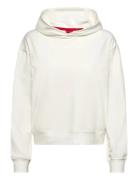Shuffle_Hoodie Cream HUGO