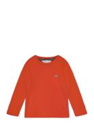 Shield Ls T-Shirt Orange GANT