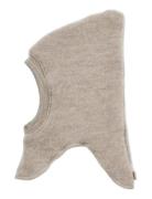 Wool Fleece Balaclava Eli Grey Wheat