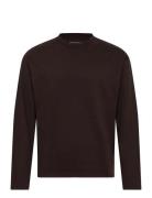 Great Boxy Long Sleeve T-Shirt Brown Weekday