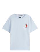 Palm Tree Label Tee White Tommy Hilfiger