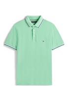 Tipped Slim Fit Seasonal Polo Green Tommy Hilfiger