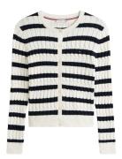 Co Cable Mid Gg C-Nk Ls Cardi White Tommy Hilfiger