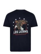 Essential Graphic Tee Navy Lee Jeans