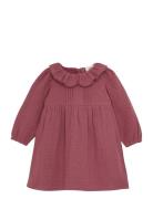 Dress Woven Pink En Fant
