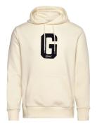 G Badge Hoodie Cream GANT