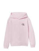 Small Monogram Hoodie Pink Calvin Klein