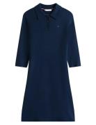 Soft Wool Half Sl F&F Polo Dress Navy Tommy Hilfiger