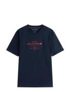 Hilfiger Stack Graphic Tee Navy Tommy Hilfiger