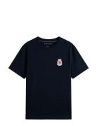 Rwb Crest Tee Navy Tommy Hilfiger