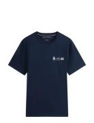 Small Crest Outline Tee Navy Tommy Hilfiger