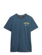 Mountain Relaxed Tee Blue Superdry