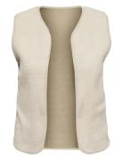 Carbelisa Teddy Waistcoat Jrs Cream ONLY Carmakoma