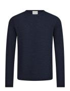 Bs Arnlaug Regular Fit Knitwear Navy Bruun & Stengade