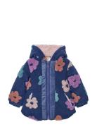 Jacquard Coat Floral Patterned Boboli
