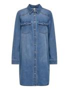 Onllisa L/S Dnm Dress Gua Blue ONLY