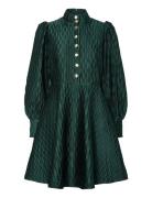 Yasripple Ls Dress S. Noos Green YAS