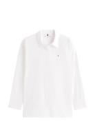 Ess Poplin Easy Fit Shirt White Tommy Hilfiger