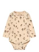 Body L/S Printed Beige Petit Piao