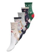 Kogchristmas 5-Pack Socks In A Box Acc Grey Kids Only