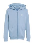 Full Zip Hoodie Blue Adidas Originals