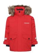 Bjärven Kids Parka 4 Red Didriksons