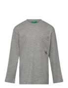T-Shirt L/S Grey United Colors Of Benetton