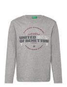 T-Shirt L/S Grey United Colors Of Benetton