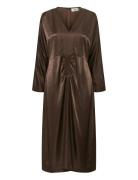 Kbblanca Long Dress Brown Karen By Simonsen