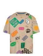 Tnpete Os S_S Tee Beige The New