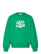 Tnphyliss Os Sweatshirt Green The New