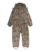 Snowsuit W. Frills Brown En Fant