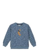 Sweatshirt Ls Aop Blue Minymo