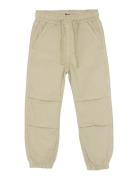 Canvas Parachute Pants Beige Daily 7