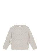 Pullover Ls Knit White Minymo