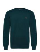 Pique Stitch Jumper Green Fred Perry