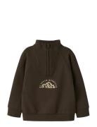 Nmmobie Ls Nreg Sweat Bru Brown Name It