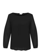Carforest Life L/S Boatneck Top Jrs Black ONLY Carmakoma