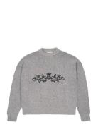 Sprout Knit Sweater Grey Prohibited
