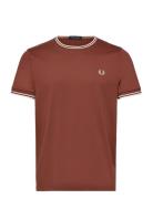 Twin Tipped T-Shirt Brown Fred Perry