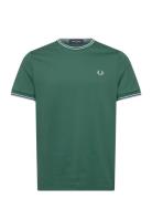 Twin Tipped T-Shirt Green Fred Perry