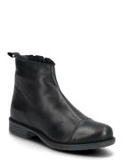 Biadanelle Ankle Boot Smooth Leather Black Bianco