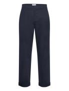 Wide Fit Twill Pants Navy Lindbergh
