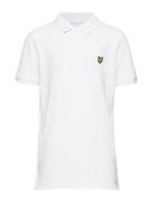 Classic Polo Shirt White Lyle & Scott Junior