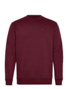 Tjm Reg S Flag Crew Ext Burgundy Tommy Jeans